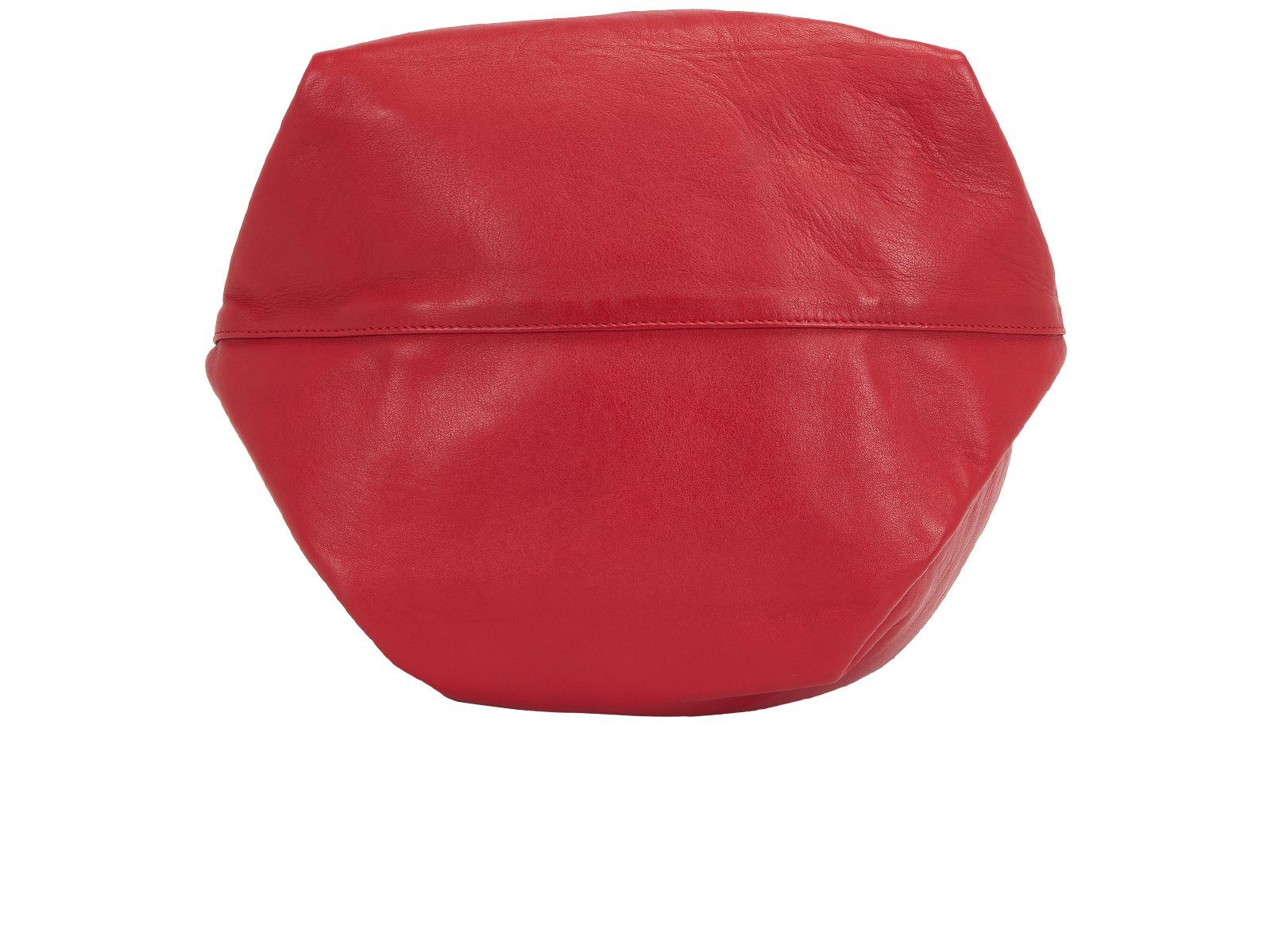 Teddy Bucket Satchel, &pound;450, Handbags, Red, Leather, Top view